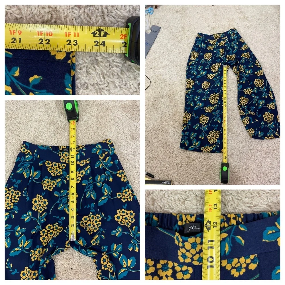 J. Crew Drapey Crepe Wrap Top and matching pants